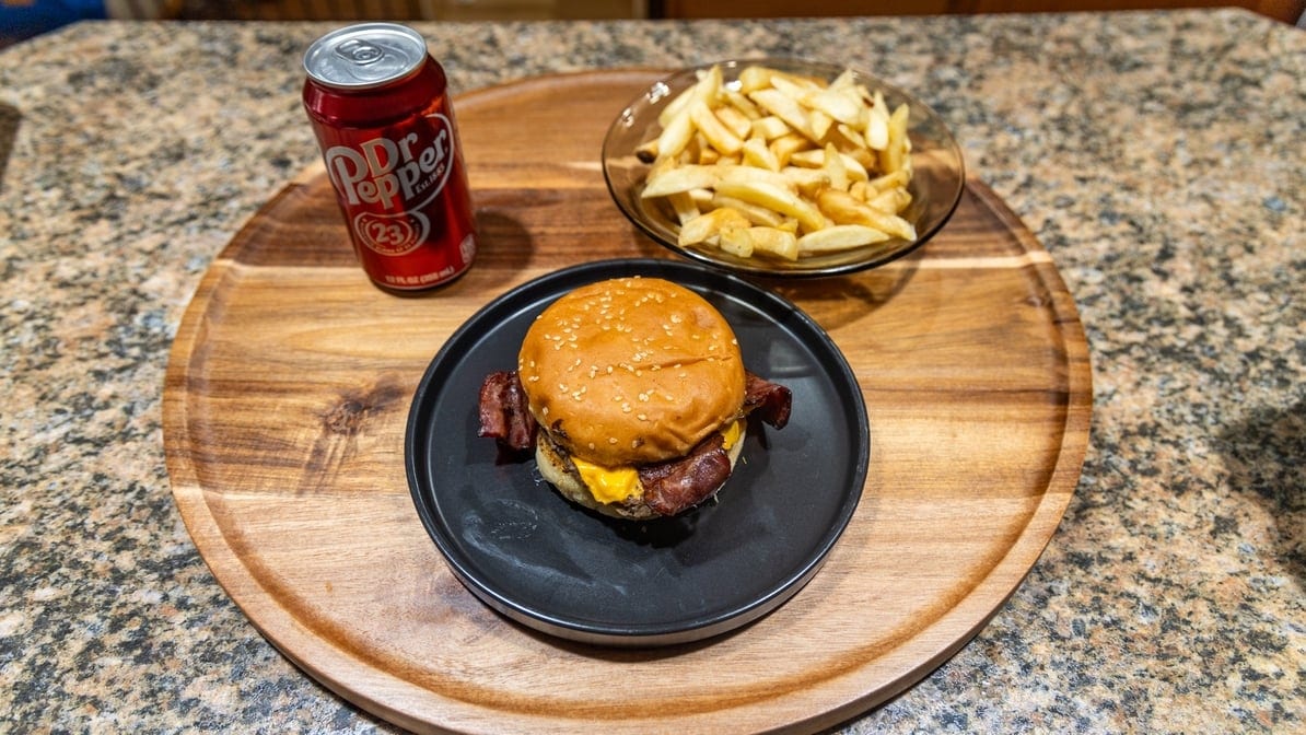 Bacon Cheese Burger.