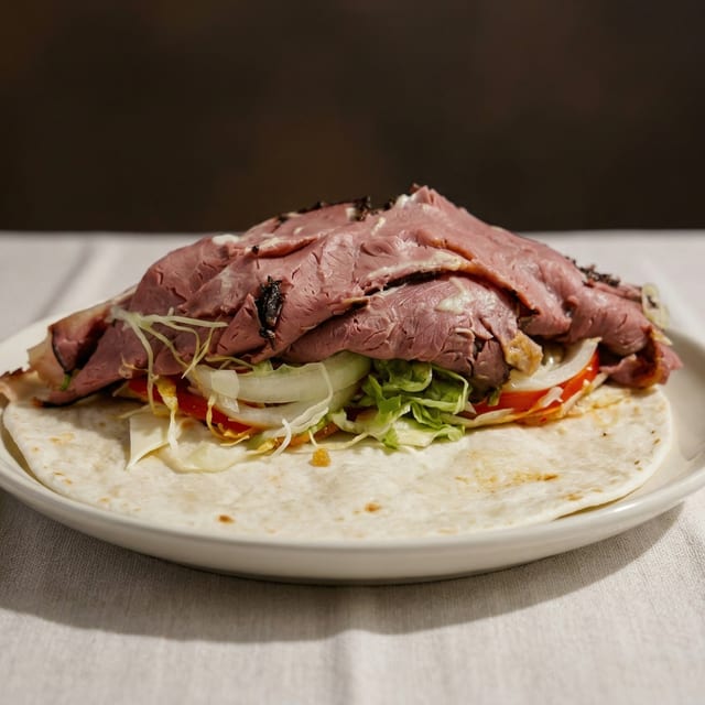 Roast Beef Wrap.